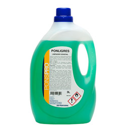  Limpiador con bioalcohol Ponligres 3l REF.SU1000742