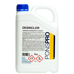  Limpiador higienizante clorado Desinclor 5l